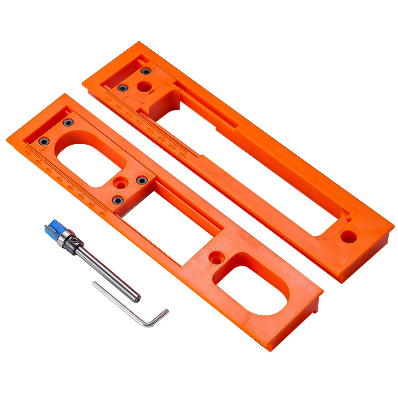 Bench Dog Hole - 1Pc Hinge Mortise Template Invisible Hinge