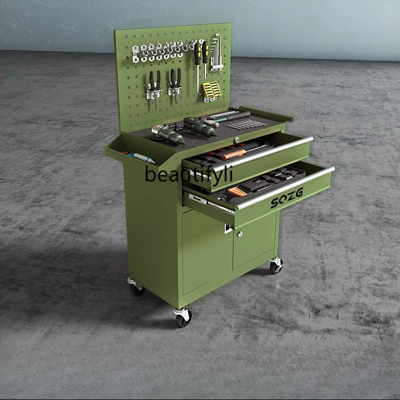 Hand Tools Maintenance Workshop - Movable Auto Repair Tool Cabinet Workshop