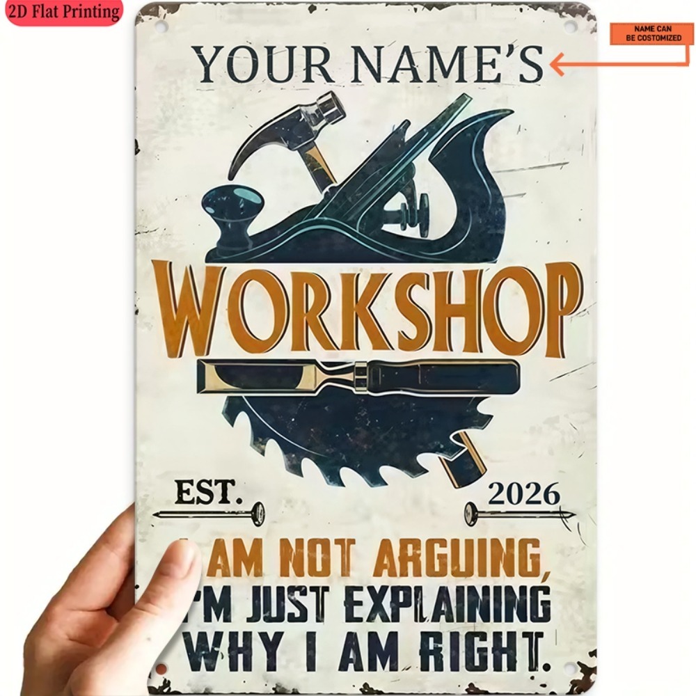[2D Flat] 1pc Custom Name Work - огляд і ціна Workshop Tools Name
