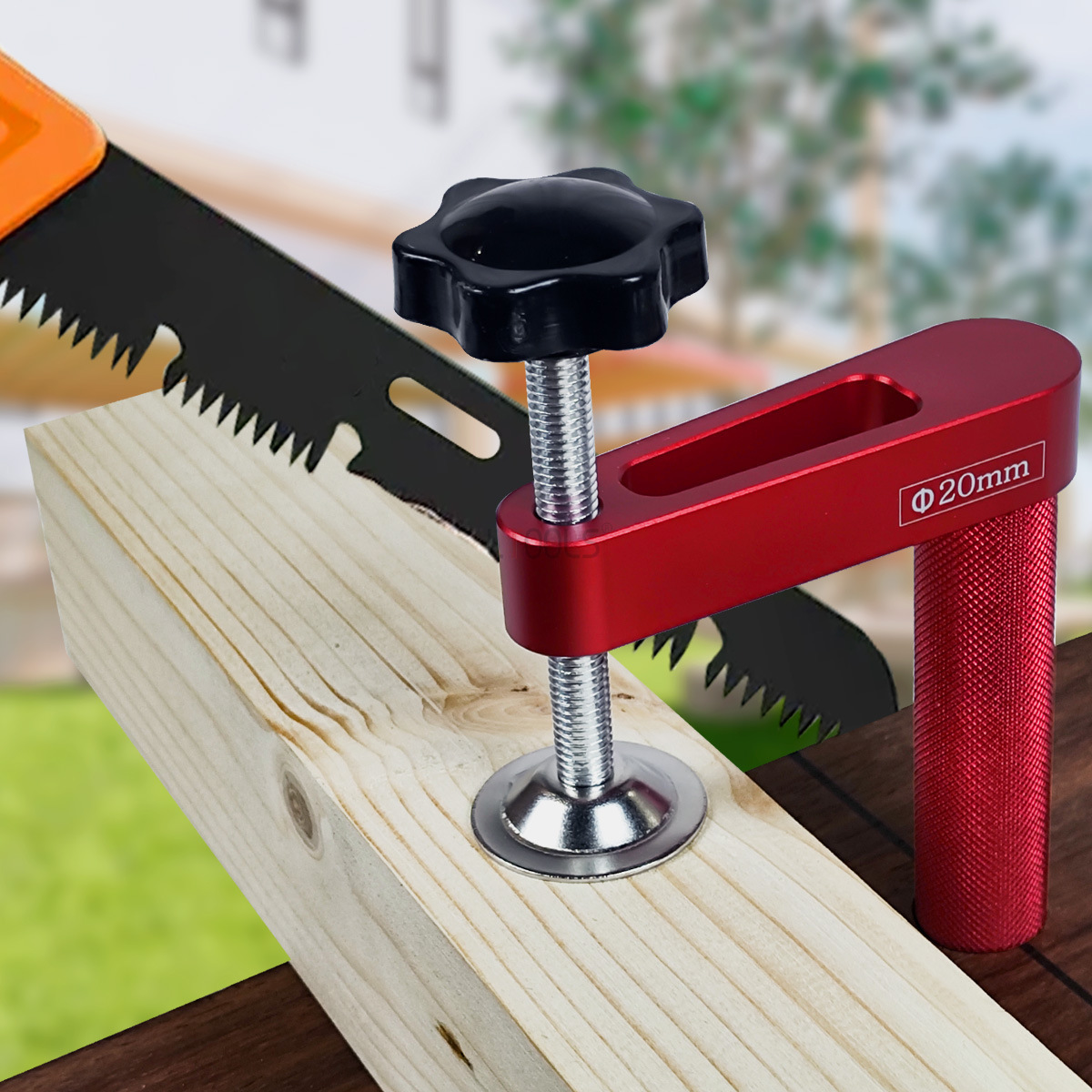 2PCS Bench Dog Clamp 19mm Alum - огляд і ціна Bench Dog Hole