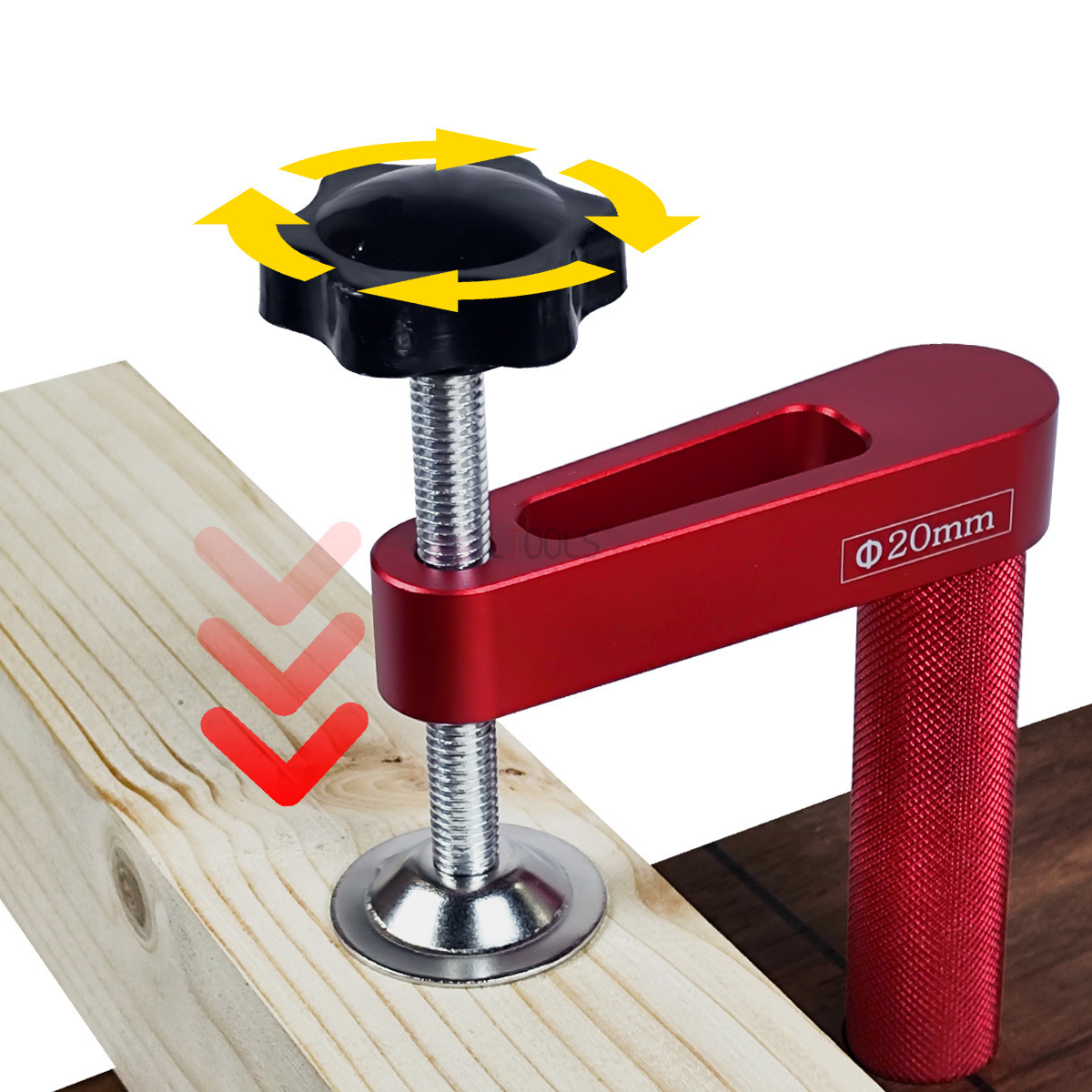 2PCS Bench Dog Clamp 19mm Alum - огляд і ціна Bench Dog Hole