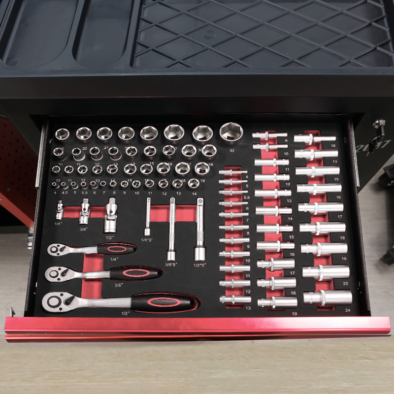 7 Drawer Tool Trolley With 273 - огляд і ціна Tools Trolley For Workshop