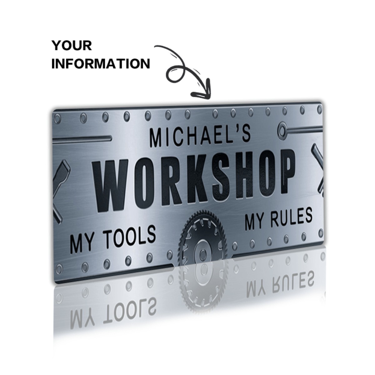 Personalized Name Workshop Alu - огляд і ціна Workshop Tools Name