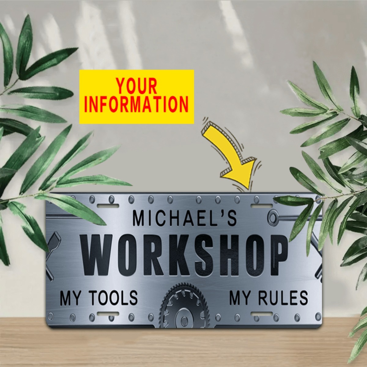 Personalized Name Workshop Alu - огляд і ціна Workshop Tools Name