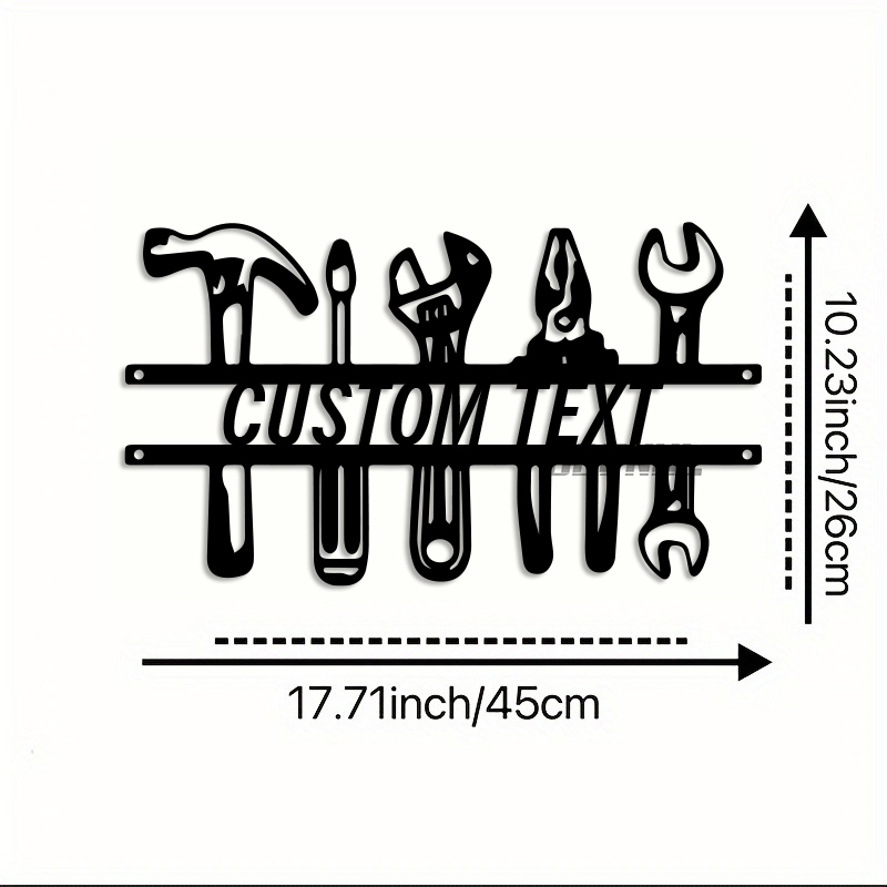 DIY Industrial Style Iron Wall - огляд і ціна Workshop Tools Name