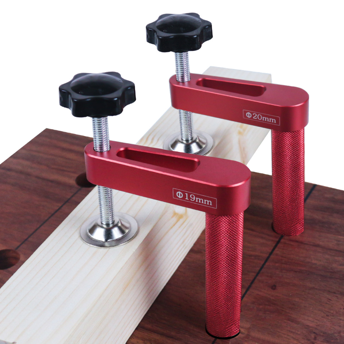 1pc 19mm/20mm Dog Hole Clamp W - огляд і ціна Bench Dog Hole