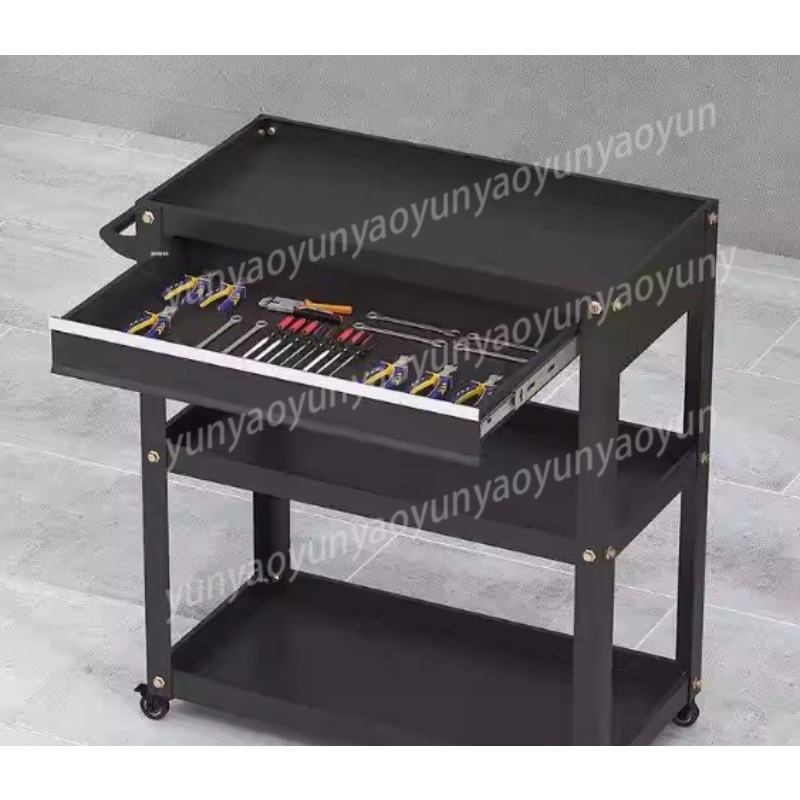 Heavy Duty 3 Tier Rolling Cart - огляд і ціна Tools Trolley For Workshop