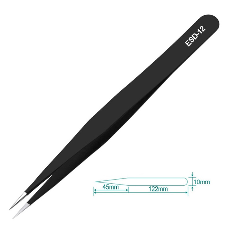ESD Tweezers Stainless Steel W - огляд і ціна Hand Tools Maintenance Workshop