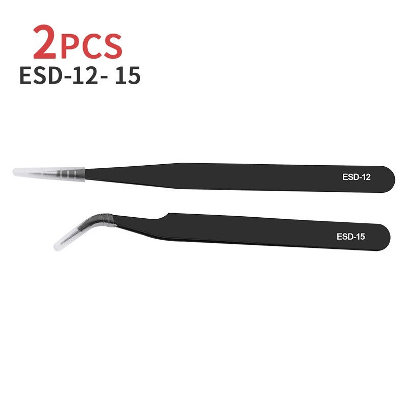 ESD Tweezers Stainless Steel W - огляд і ціна Hand Tools Maintenance Workshop