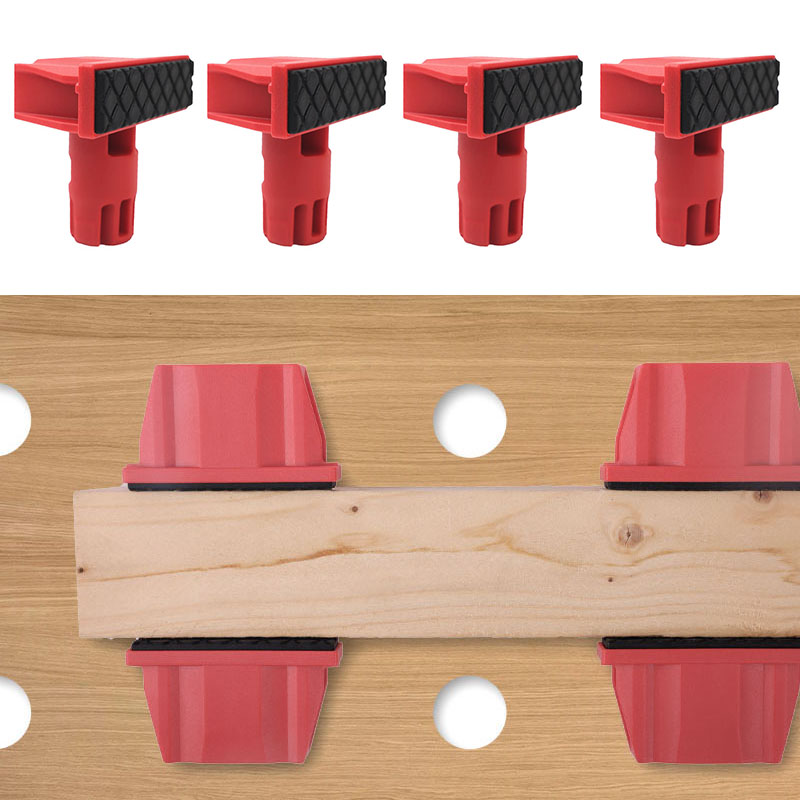4Pcs Plastics Bench Dogs, 20mm - огляд і ціна Bench Dog Hole