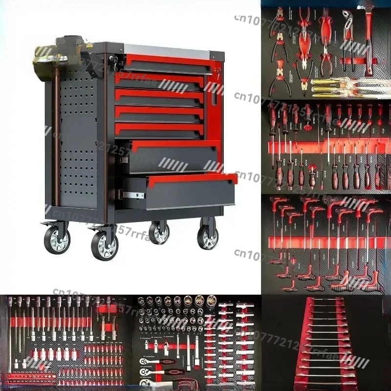 7 Drawers Garage Storage 200-4 - огляд і ціна Tools Trolley For Workshop