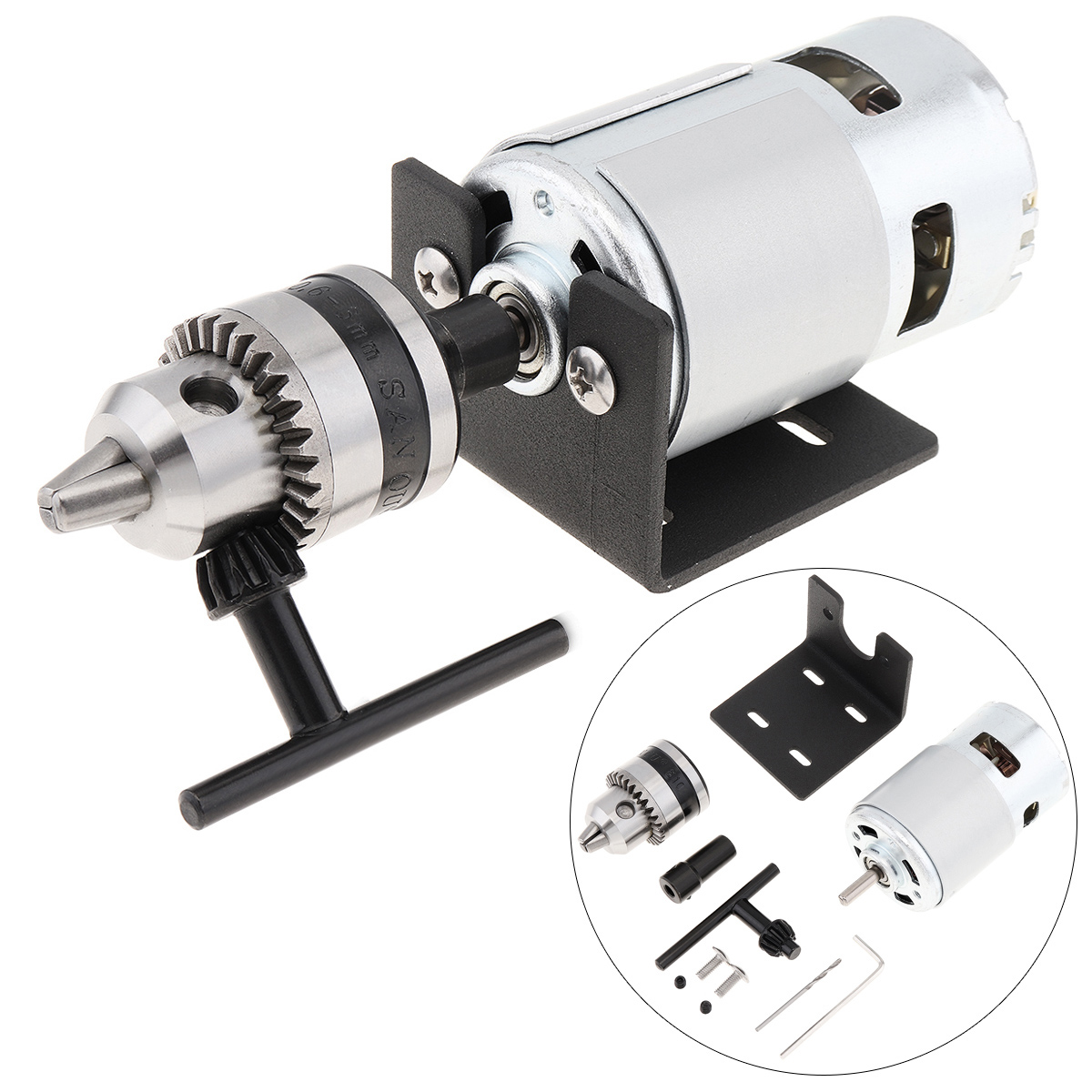 12-24V Hand Drill 555/775 DIY  - огляд і ціна Drill Press Bench