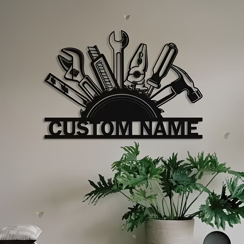 Custom Metal Tool Wall Art - P - огляд і ціна Workshop Tools Name