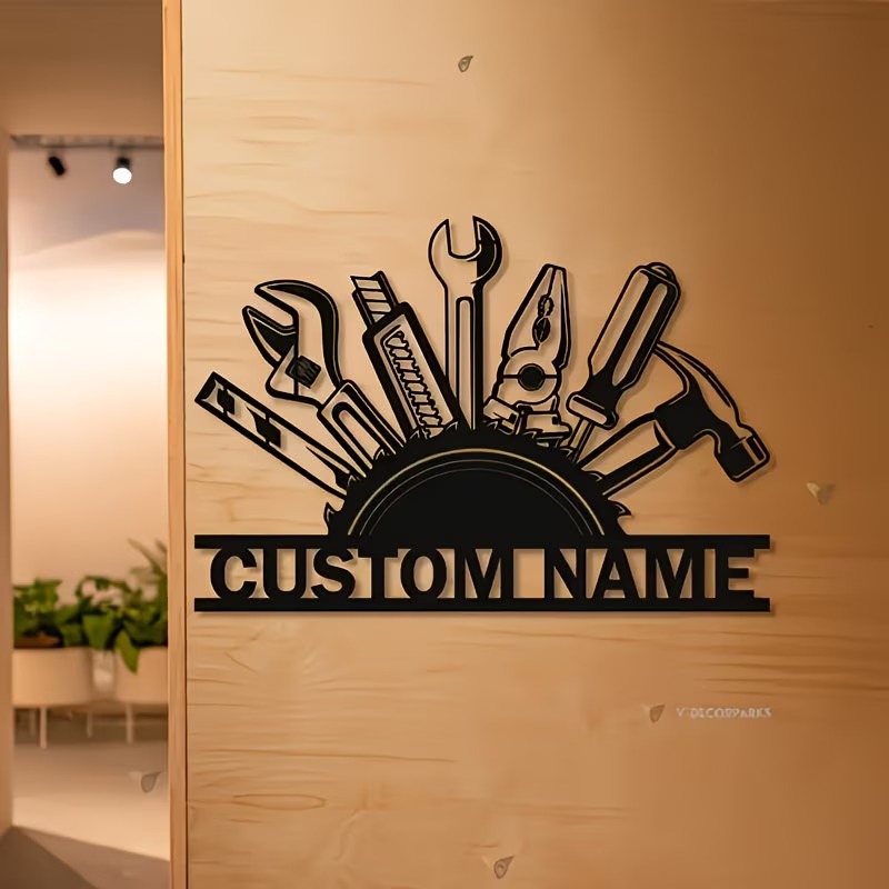 Custom Metal Tool Wall Art - P - огляд і ціна Workshop Tools Name